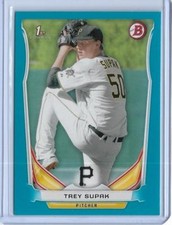 RARE 2014 BOWMAN TREY SUPAK ROOKIE CARD RC #DP62 ~ 399/399 ~ UNIQUE LAST ONE 