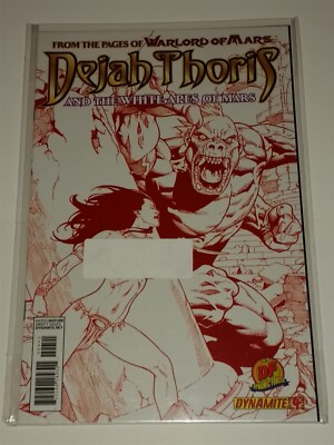 DEJAH THORIS WHITE APES OF MARS #4 DF VARIANT COA DYNAMITE JULY 2012 NM+ (9.6)