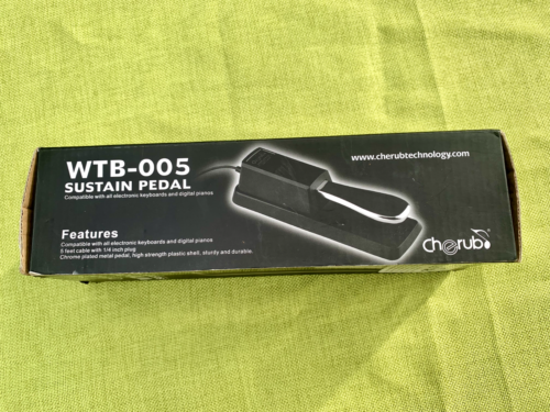 SUSTAIN PEDAL for Keyboard Piano CHERUB WTB-005 Digital & Compatible With All - Picture 7 of 8