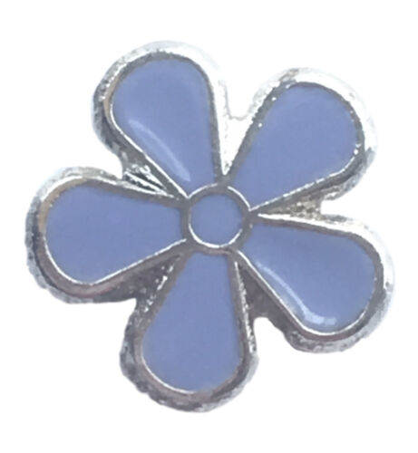 Forget-Me-Not Flower Alzheimer's Awareness Enamel Pin Badge - Picture 1 of 3