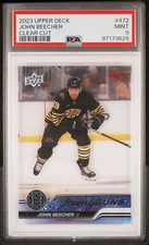 2023-24 UPPER DECK EXTENDED SERIES JOHN BEECHER CLEAR CUT #472 PSA 9