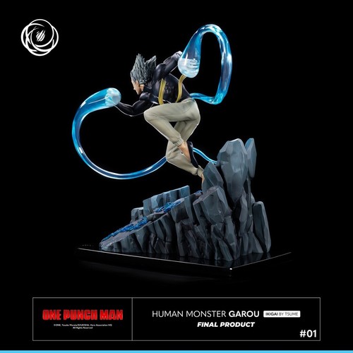 Anime Manga One-Punch Man HUMAN MONSTER GAROU Tsume Art Limited Edition Statue - Foto 4 di 13