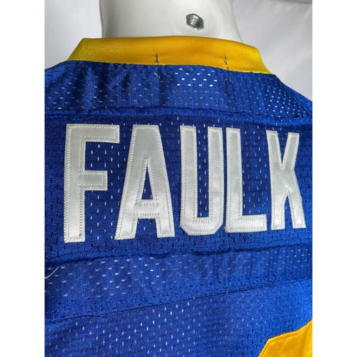 Marshall Faulk #28 St Louis Rams 1999 Mitchell & Ness NFL Jersey Men's XXL 54 - Picture 8 of 11
