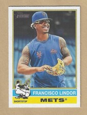 2025 Topps Heritage FRANCISCO LINDOR #229 IMAGE Variation Mets