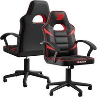 BraZen Valor Mid Back PC Gaming Chair - Red