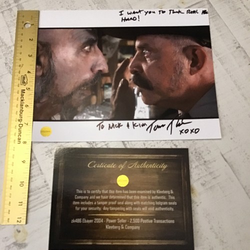 Autograph Tom Towles House Of 1000 Corpses Add Saying Rare 8x10 Horror Classic - Picture 4 of 7