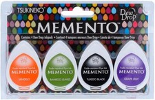 Tsukineko Memento Dew Drops Poduszki do stempli Zestaw 4 szt. - Jelly Beans