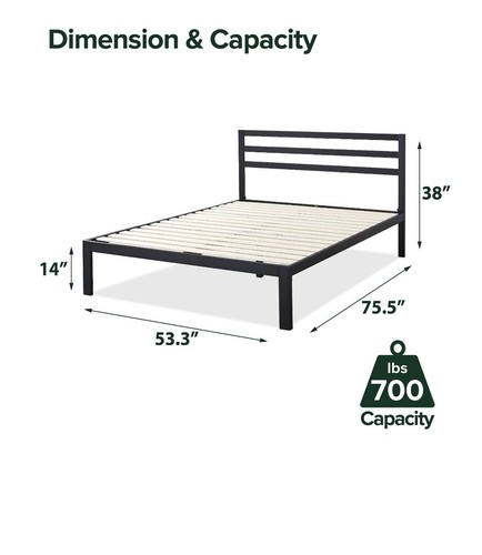 zinus full bed frane - Picture 3 of 3