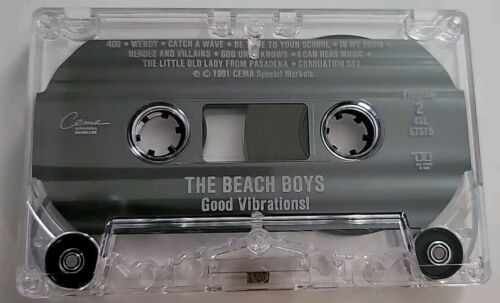 The Beach Boys Good Vibrations Cassette Tape 1991 Compilation Rock Pop Rare - Picture 4 of 4