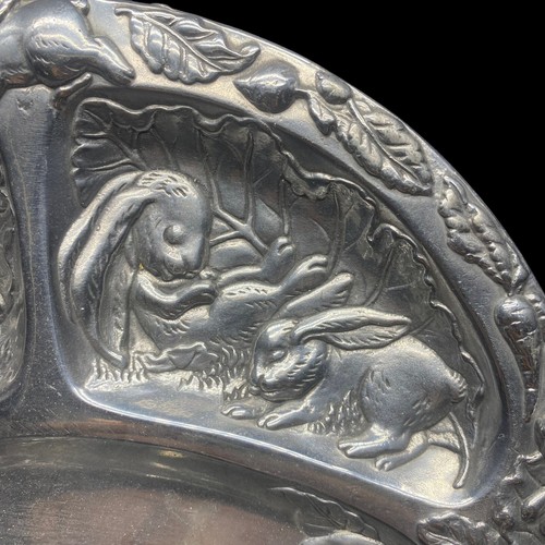 ARTHUR COURT Dividido Trivet Seccionado Plato En relieve Conejo Conejo Pascua - Imagen 5 de 12