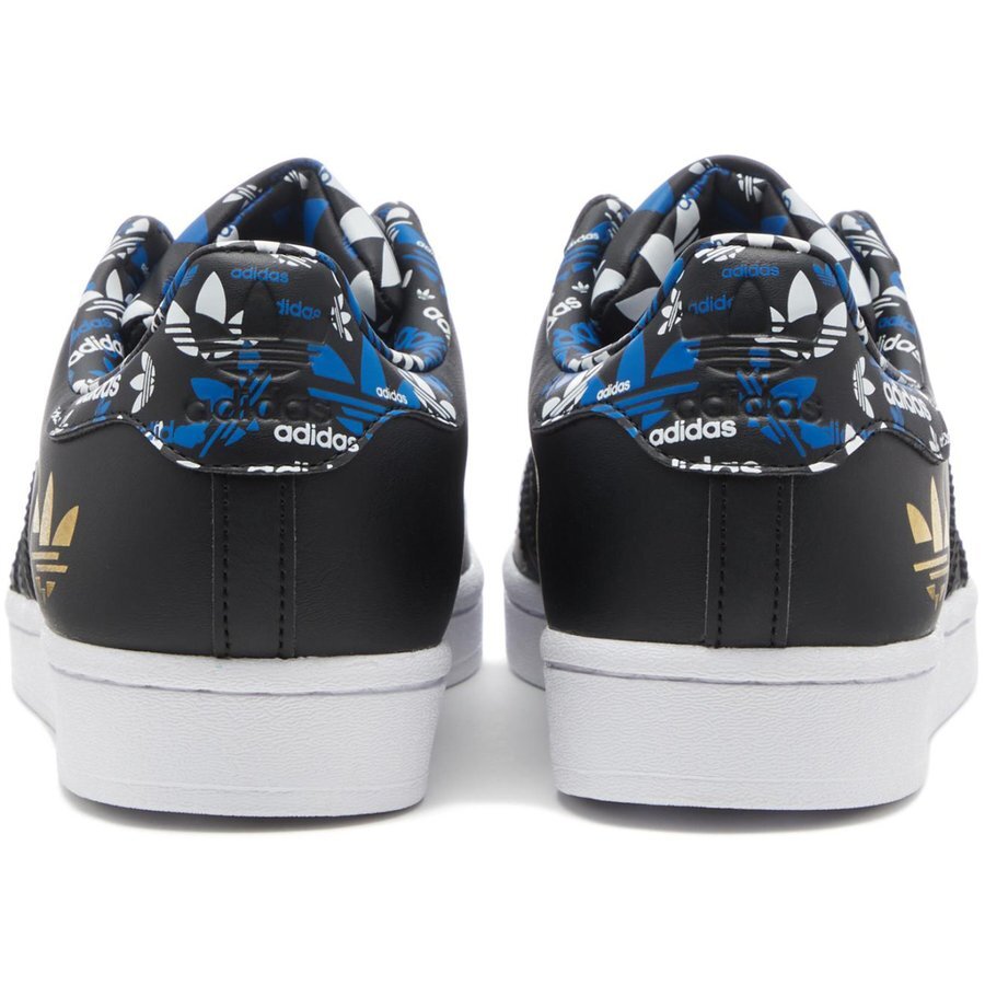 adidas gazelle silver green womens ADIDAS ORIGINALS Superstar II Elastic Lace Sneakers in Black and White –  Pavidas main image 0