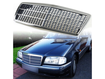 Chrome Grille Grill For Mercedes Benz W202 Assembly C220 C280 C36 OEM ABS