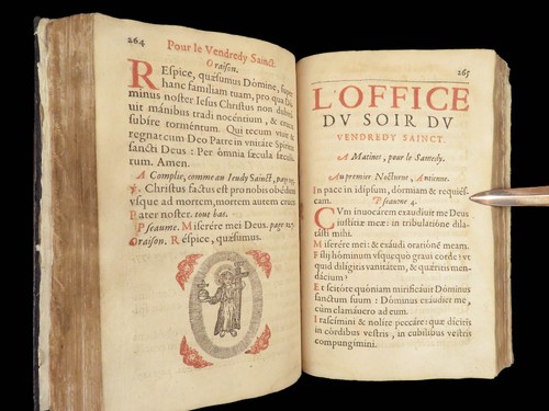 1620 Missal Catholic Church Holy Week Liturgy Illustrated RARE Richer Prost - Picture 11 of 20