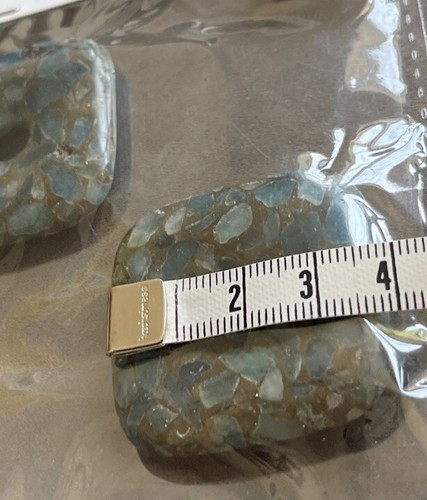 Bead Landing Creations IMPRESSION JASPER Semi-Precious Stone Pendants 2 pack NEW - Picture 9 of 10