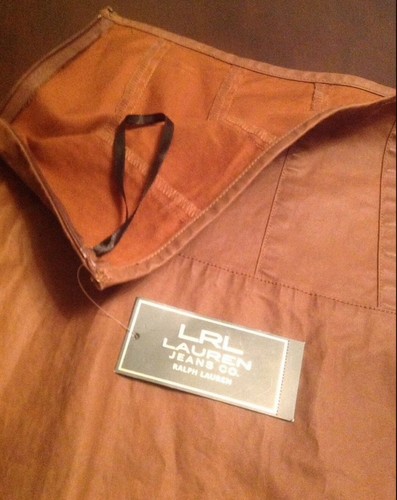 Falda para mujer Lauren Ralph Lauren marrón ajustada y acampanada talla 12 precio de venta sugerido por el fabricante: 125,00 USD nueva con etiquetas - Imagen 5 de 8