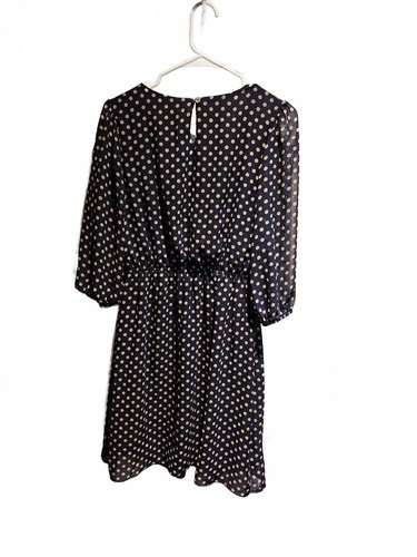 En Focus Polka Dot Cinched Waist Dress Gr. 6 - Bild 7 von 8