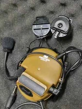 COMTAC III /C3 Single Com Noise Reduction Headset For TCA TRI /Real Mil-Spec PTT