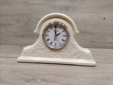 Wm WIDDOP Mantel Clock - Roman Numerals, Quartz - 24 x 15cm Spares Repairs