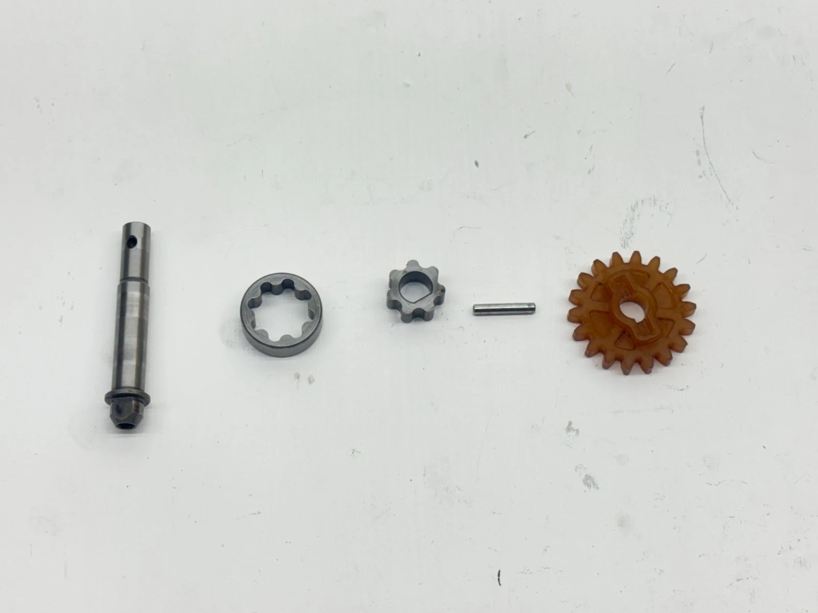 2008 Honda CRF250R Oil Pump Assembly Engine Shaft Gear Rotor Bolts OEM Dirt Bike