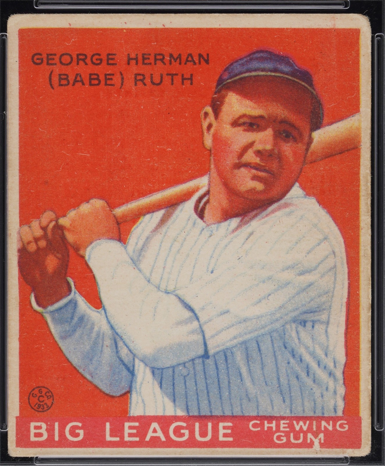 1933 Goudey #149 Babe Ruth Yankees HOF PSA 1.5 - FR view 3