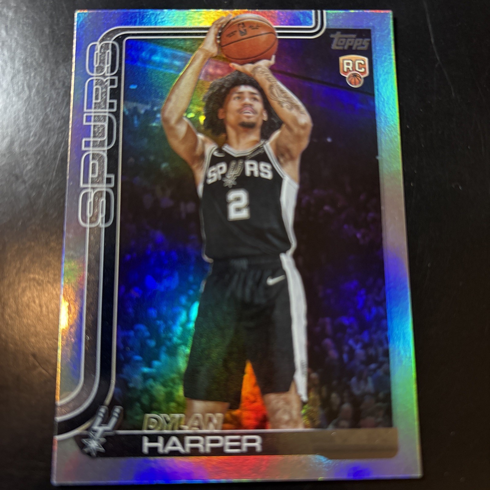 2025-26 Topps Flagship - Dylan Harper RC - Rainbow Foil #202 San Antonio Spurs