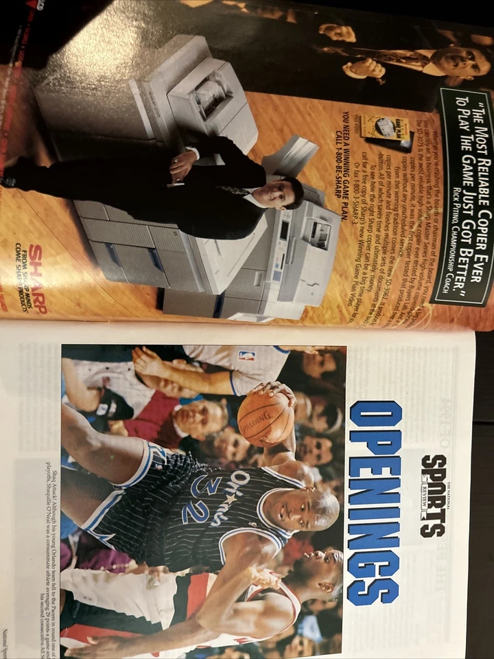 1994 The National Sports Review Magazine Shaq Griffey Jr Messier ¡Quiosco! Foto 4 de 4