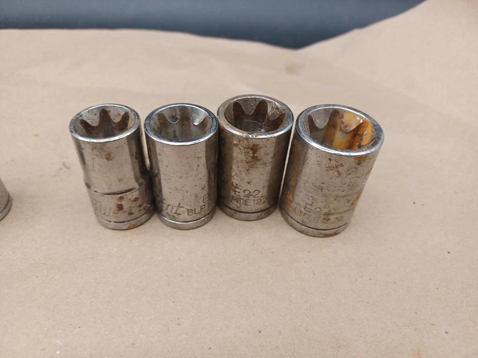 Blue-Point 1/4" 3/8" 1/2" Drive Socket 21pc Torx Set BLPTE - Image 2 of 4