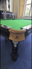 Riley 6ft Solid Oak Snooker Dining Table. Barley Twist Leg. Inclu Carved Chairs