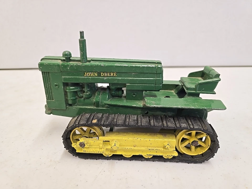 John Deere 40 oruga verde vintage Eska Ertl escala 1/16 con orugas Foto 2 de 4