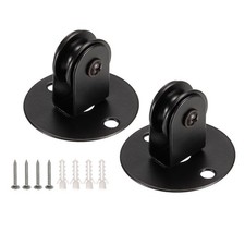 Pack of 2 Pendant Lamp Pulley Hanging Light Chandelier Ceiling Lights Fixtures