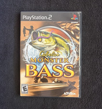 Cabela's Monster Bass PS2 Complete w/ Manual