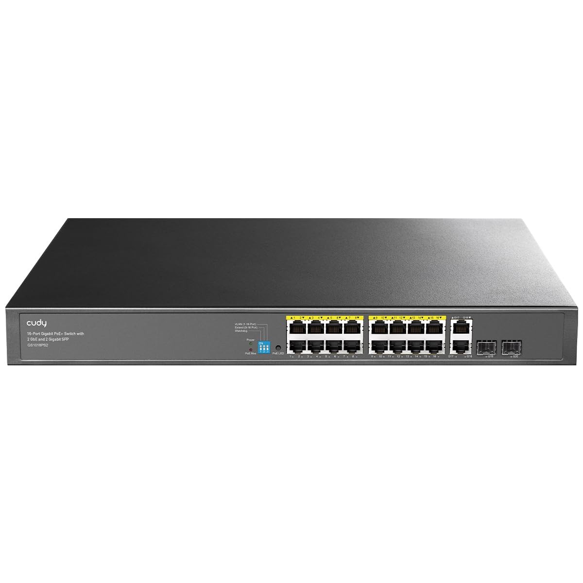 Plus de coupures réseau avec le switch Ethernet Gigabit 16 ports PoE+ 200W