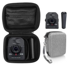 Case for Zoom Q2n-4K Handy Video Recorder and Zoom MA-2 Tripod, organizer for...