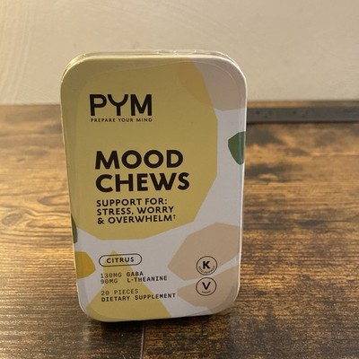 PYM Citrus Mood Chews Dietary Supplement, 20 Count
