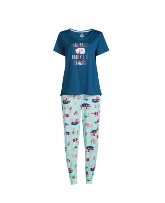 PAJAMA SET CAMPING RV SLEEPING UNDER THE STARS 2 PIECE SLEEPWEAR PANTS SET 3X
Opens in a new window