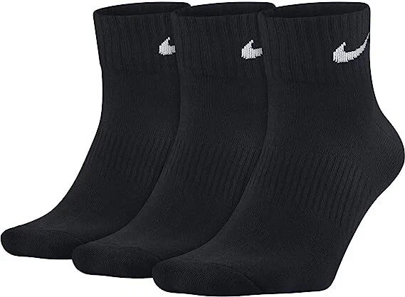 For NIKE SOCKS 3 6 12  PAIRS PACK - LIGHTWEIGHT CREW ANKLE MENS WOMENS SPORTS UK - Image 2 of 4