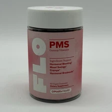 O Positiv FLO PMS Gummies for Women Proactive PMS Relief 60 Vegan Gummies