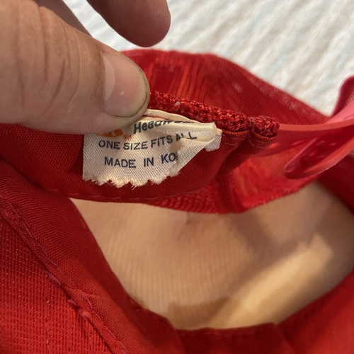 Vintage 1988 rot Mesh Snapback Trucker Mütze Virginia Junior Turnier Va Beach - Bild 6 von 6
