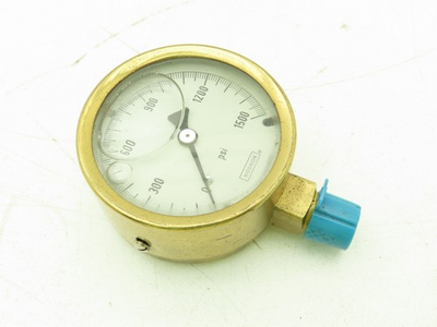 #ad Noshok Liquid Filled Pressure Gauge 0 1500PSI 1 4quot;NPT 2 1 2quot;Dial Face $34.99