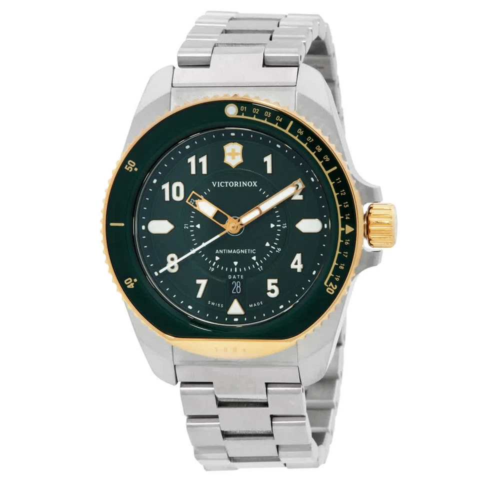 Reloj para hombre Victorinox Journey 1884 cronógrafo cuarzo esfera verde 242012