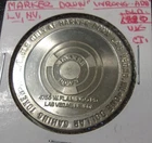 MARKER DOWN 1990 $1 ONE DOLLAR CASINO GAMING ROUTE TOKEN - Las Vegas, NV