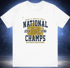 Michigan Wolverine 2026 NCAA Men  s Basketball National Champions t-Shirt