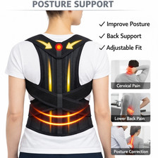 Posture Corrector Back Support Spine Brace Adjustable Pain Relief Unisex