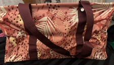 NIP Original Thirty-One Large Utility Tote - Desert Palms DISCONTINUED