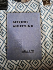 Betriebsanleitng  Adam Opel 1934