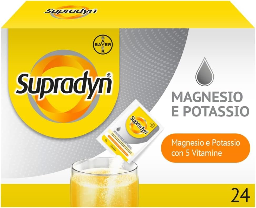 Magnesio E Potassio Integratore Multivitaminico Con Vitamine B, Vitamina C E Sal