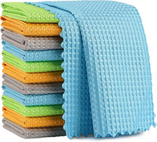 Microfiber Glass Cleaning Cloth 12PK, Magic Cleaning Cloth 11 11" Lint Free Cl