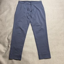 Ministry Of Supply Kinetic Jogger Pants Mens Size 34 Blue Primeflex Drawstring