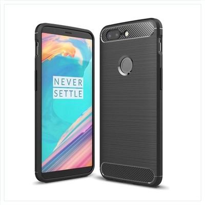Kohlefaser Hülle Oneplus 5t TPU Stoßdämpfung Abdeckung Schutz