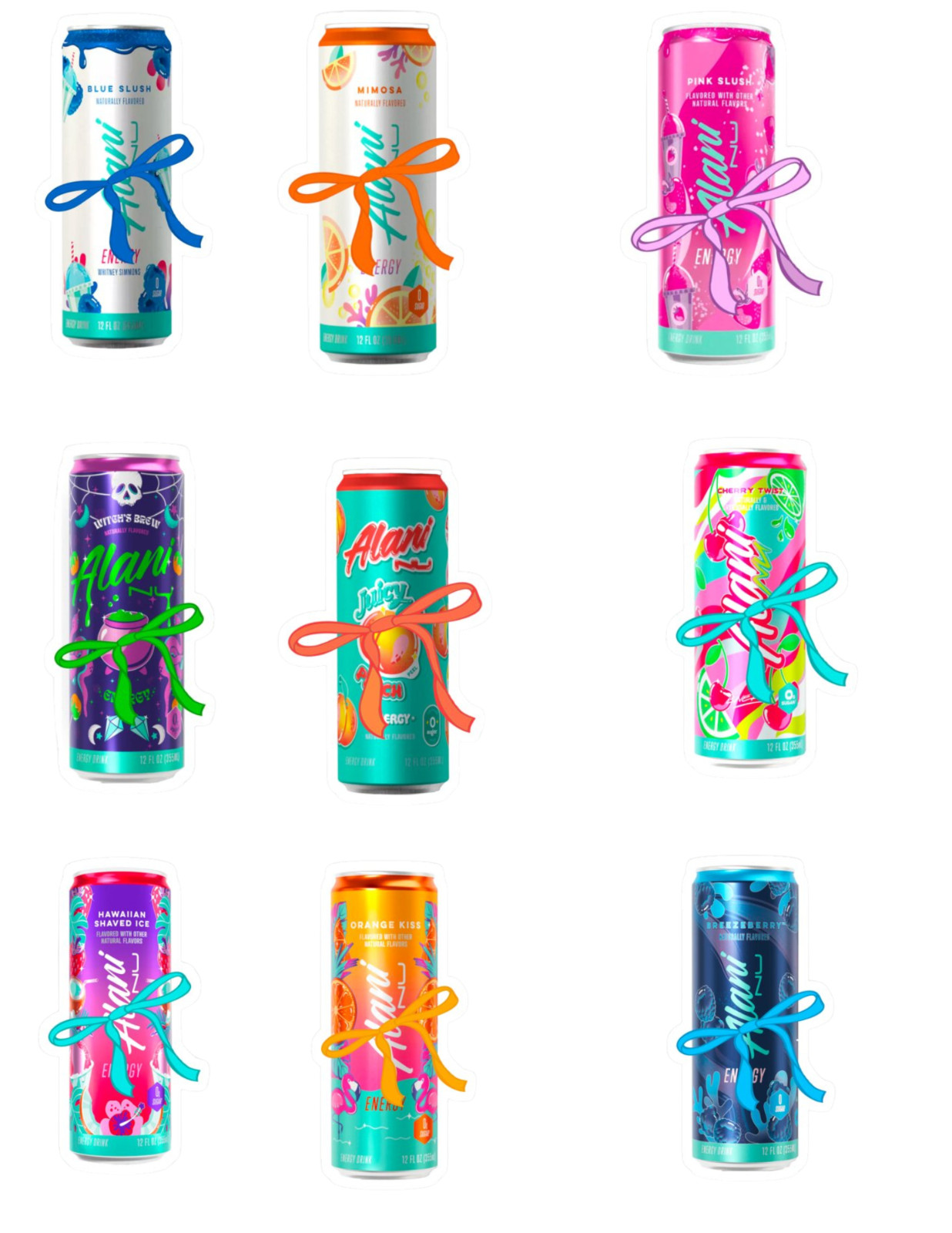 Pegatinas de bebidas Alani